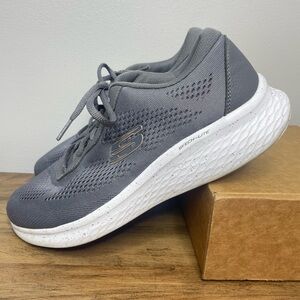 Skechers Skech Lite Pro Charcoal Gray Women’s Comfort Sneakers Shoes 9.5